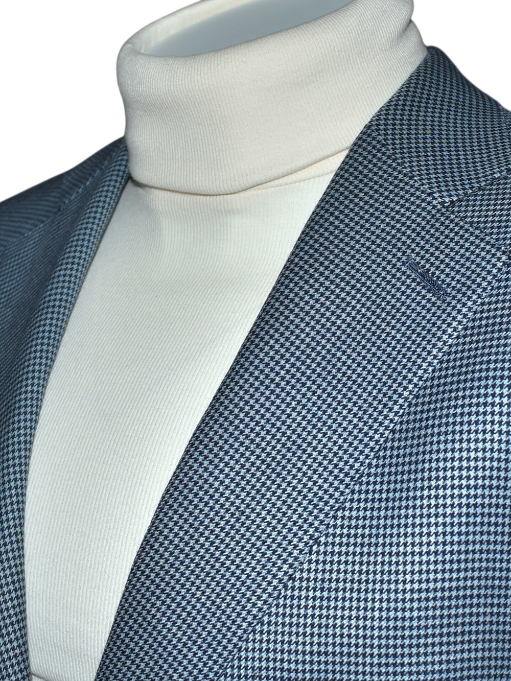 Ermenegildo Zegna 15 Milmil 15 Neiman Marcus Blazer Jacket Blue Houndstooth 44R - Picture 4 of 8